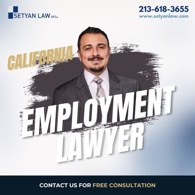 Employment Law - Discriminated Against? Harassed? Wrongfully Terminated? Retaliated Against? Let's get what you deserve. #1 Employment Law Firm in Los Angeles. NO FEE UNTIL WE WIN. Call 213-618-3655 Employment Law - Discriminated Against? Harassed? Wrongfully Terminated? Retaliated Against? Let's get what you deserve. #1 Employment Law Firm in Los Angeles. NO FEE UNTIL WE WIN. Call 213-618-3655
