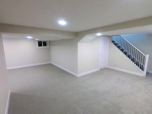 Basement Remodel - Remodeling your basement can add a vast useable space to your home. Our team can help design and build your perfect space. There are endless possibilities and ways in which you can use a finished basement to best suit your family’s needs. Basements, that are often neglected areas, can become a quiet office, a spare bedroom, an artist’s workshop, a home gym, a theatre...the possibilities are endless.

Regardless of how you choose to use this versatile space, a finished basement can increase the value of your home, add functionality, improve energy efficiency, and provide extra space for lodging, storage, or daily utility.

Let’s start this journey and contact us today!