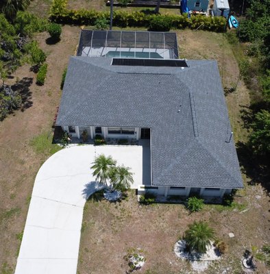 Sarasota Roof - Replacement post hurricane damage. Sarasota Roof - Replacement post hurricane damage.