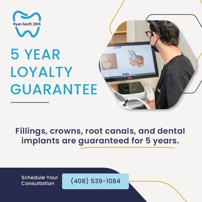 Accepting New Patients - Searching for a trusted dentist in Cupertino? From preventive care to cosmetic dentistry and emergency appointments, the Ryan Senft, DDS office is here to help you achieve a healthy smile.
Call today to book your visit—we'd love to welcome you! Accepting New Patients - Searching for a trusted dentist in Cupertino? From preventive care to cosmetic dentistry and emergency appointments, the Ryan Senft, DDS office is here to help you achieve a healthy smile.
Call today to book your visit—we'd love to welcome you!