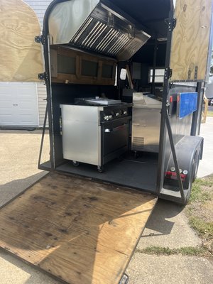 Commercial range in a food truck. - This machine was set by the manufacturer to use Natural gas but being that it’s installed in a food truck they run it off of propane. So, we showed up to convert this range from natural gas to propane. What a successful turnout Commercial range in a food truck. - This machine was set by the manufacturer to use Natural gas but being that it’s installed in a food truck they run it off of propane. So, we showed up to convert this range from natural gas to propane. What a successful turnout