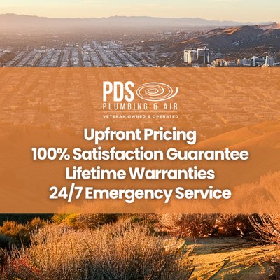 Emergency HVAC and Plumbing Services - Revitalize your plumbing system with our incredible offer on Drain Cleaning for only $99.00! At PDS Plumbing and Air, we're here to ensure your drains are free-flowing and problem-free. Don't let clogs disrupt your day – take advantage of this limited-time deal and enjoy reliable, expert drain cleaning at an unbeatable price. Contact us now to schedule your service and experience plumbing peace of mind today! Emergency HVAC and Plumbing Services - Revitalize your plumbing system with our incredible offer on Drain Cleaning for only $99.00! At PDS Plumbing and Air, we're here to ensure your drains are free-flowing and problem-free. Don't let clogs disrupt your day – take advantage of this limited-time deal and enjoy reliable, expert drain cleaning at an unbeatable price. Contact us now to schedule your service and experience plumbing peace of mind today!