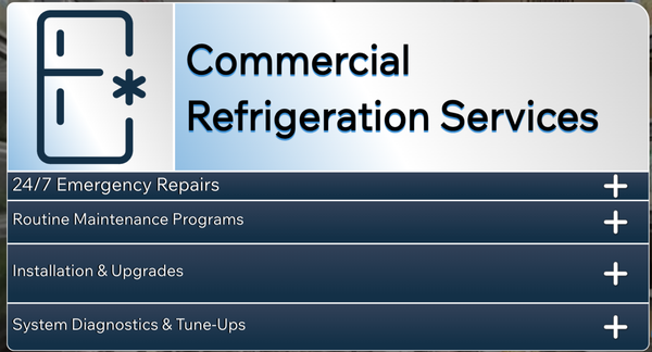 Commercial Refrigeration - Commercial Refrigeration Services. Give us a call for you estimate today!
