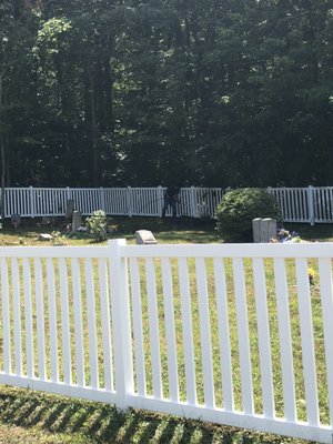 Power wash - Power wash a large PVC fence, chuch building and storage sheds.