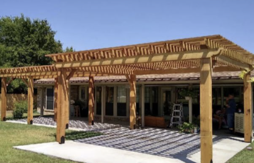 Pergolas - With 28 years of experience, building Patios Wood and Concrete,, Covered Patios, Pergolas, Decks Garages, Sheds, Exterior Painting and Concrete Sidewalks, and Backyard Offices, You can check out our website jrbrothersconstruction.com. or you can also ! Call me now for a free consultation! 512 709 4922 Pergolas - With 28 years of experience, building Patios Wood and Concrete,, Covered Patios, Pergolas, Decks Garages, Sheds, Exterior Painting and Concrete Sidewalks, and Backyard Offices, You can check out our website jrbrothersconstruction.com. or you can also ! Call me now for a free consultation! 512 709 4922