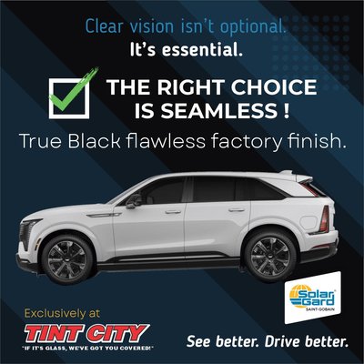 The Right Choice! - Solar Gard ceramic films reject the best infrared heat and block 99% of the harmful UV rays.
Stay Cooler , protect your interior, and upgrade your comfort without changing your vehicle's true color tones from blue, green and brown color tones. keep it looking OEM at Tint City Inc. Call us to set up a in-store consultation!