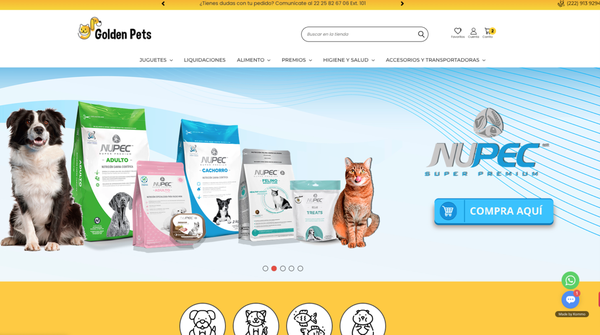 Golden Pets - Ecommerce website build with Big Commerce. Web Design and online marketing. Golden Pets - Ecommerce website build with Big Commerce. Web Design and online marketing.