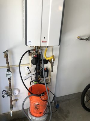 Flushing a tanklesss - One a year have me come out for a hour and flush your tankless the right way! For only $90