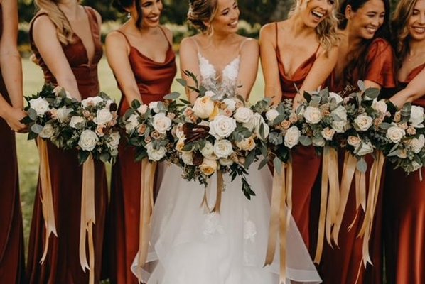 Wedding perfection - This amazing fall vineyard wedding was on point.  From the beautiful bridal party to the picturesque vineyard views we couldn't resist sharing this special day.