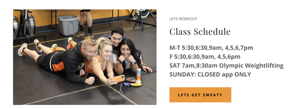 Class Schedule & Pricing - The Movement is about health, fitness, and functionality. Sometimes all we need is to be surrounded by a group of people trying to do better. Check out our memberships and schedule! Call or text us today for more information at 8017479803. Class Schedule & Pricing - The Movement is about health, fitness, and functionality. Sometimes all we need is to be surrounded by a group of people trying to do better. Check out our memberships and schedule! Call or text us today for more information at 8017479803.