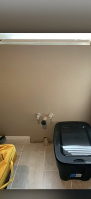 Sink installation - Customer called to install a sink in laundry room. Sink installation - Customer called to install a sink in laundry room.