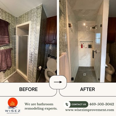 Shower extension - This shower was remodel with new design, tile and glass door, plus we made an extension of the shower. Shower extension - This shower was remodel with new design, tile and glass door, plus we made an extension of the shower.