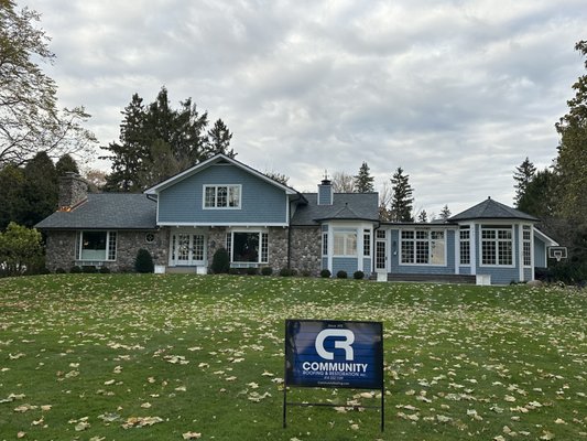 LaBelle Home - This project was done on the beautiful shores of Lac Labelle. It had custom copperwork to accent its already amazing features. Check out the wonderful weather vane on top too. It was our pleasure to help restore this home. The boat house is next! LaBelle Home - This project was done on the beautiful shores of Lac Labelle. It had custom copperwork to accent its already amazing features. Check out the wonderful weather vane on top too. It was our pleasure to help restore this home. The boat house is next!