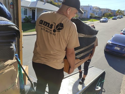 Local Move - Moving miss Samantha - Our amazing crew 
Nice Samantha in the San Francisco area. 
It was a pleasure working with you and your family. 
And I am glad to see you happy
