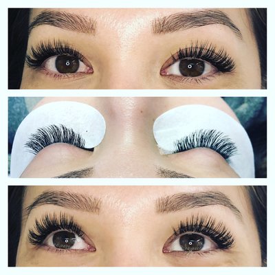 Classic Sets - Classic Full Set - includes 1:1 faux mink luxe lashes, collagen under eye treatment, and take home kit