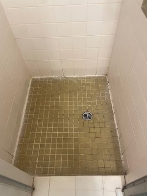 Shower floor remodel - These are before and after pictures of a recent shower floor removal and installation. The shower floor was leaking and in need of being replaced. We identified the source of the leak, removed the old shower floor and two rows of tiles along the bottom of the shower. We installed new tiles on the shower walls and the floor. In addition we re-caulked and steam cleaned the shower. Shower floor remodel - These are before and after pictures of a recent shower floor removal and installation. The shower floor was leaking and in need of being replaced. We identified the source of the leak, removed the old shower floor and two rows of tiles along the bottom of the shower. We installed new tiles on the shower walls and the floor. In addition we re-caulked and steam cleaned the shower.