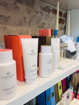 Glasshouse Fragrances - This fragrance line offers potent personal and home fragrances, including triple-scented soy candles, diffusers, perfumes, and bath and body products. Offerings feature unique scent profiles, often complex and layered, with an emphasis on craftsmanship and high-quality ingredients. We are the only carriers of this line in Orleans Parish. Glasshouse Fragrances - This fragrance line offers potent personal and home fragrances, including triple-scented soy candles, diffusers, perfumes, and bath and body products. Offerings feature unique scent profiles, often complex and layered, with an emphasis on craftsmanship and high-quality ingredients. We are the only carriers of this line in Orleans Parish.