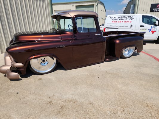 1956 GMC PICK UP GLASS REPLACEMENT - 1956 GMC PICK UP WINDSHIELD AND BACK GLASS REPLACEMENT 1956 GMC PICK UP GLASS REPLACEMENT - 1956 GMC PICK UP WINDSHIELD AND BACK GLASS REPLACEMENT