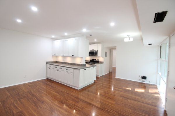 Rental Renovation 2024 - This home was purchased with C Three Brokerage Services and then rented out for a few years before the client was ready to do a remodel. When we remodeled we attempted to tackle the largest issues past renters had, and made the home stand out from others in the community. The lighting and flooring also are done with comfort in mind, by using an advanced underlayment we got HOA approval for wood / LVP on a unit that is above another since it is now more quiet than carpet and pad. Working with C Three also allowed the kitchen remodel to proceed without markup for a designer! Rental Renovation 2024 - This home was purchased with C Three Brokerage Services and then rented out for a few years before the client was ready to do a remodel. When we remodeled we attempted to tackle the largest issues past renters had, and made the home stand out from others in the community. The lighting and flooring also are done with comfort in mind, by using an advanced underlayment we got HOA approval for wood / LVP on a unit that is above another since it is now more quiet than carpet and pad. Working with C Three also allowed the kitchen remodel to proceed without markup for a designer!