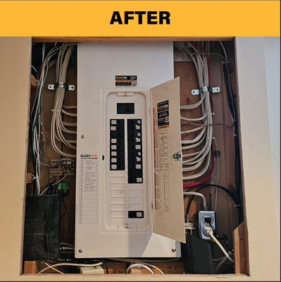 Electrical Panel Upgrades - Some Electrical Panel Upgrades from SureTek Electric & Technologies. Electrical Panel Upgrades - Some Electrical Panel Upgrades from SureTek Electric & Technologies.