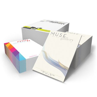 Note Pads - Note padding is stacks of paper in-place while a specialized padding glue, called padding compound, is applied to one edge of the stack.