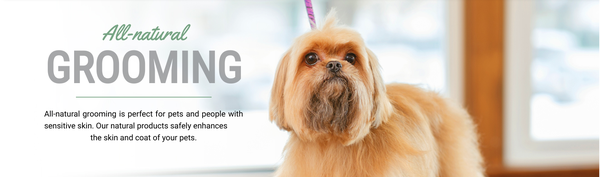 Full-service, natural pet grooming. - Full-service, natural pet grooming.
We offer a wide variety of grooming services to fit everyone of your pet’s needs. We only use the best quality, all-natural, safe products available to address each pets unique skin & coat.

Our skilled pet grooming professionals will make your pets look their very best all while we take special care to put them at ease & keep them safe during all pet spa services.