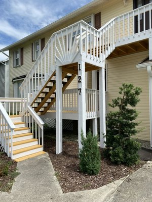 Porch Painted - Completely Transforming this old porch to something beautiful. Why at Fierce Painting we love what we do! Porch Painted - Completely Transforming this old porch to something beautiful. Why at Fierce Painting we love what we do!
