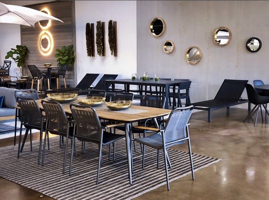 Terra Outdoor 12,000 sq ft. Commercial Staging Project - 12,000 sq ft Flagship Showroom Staging Project. Vignettes throughout.  Terra Outdoor Living~Orange County