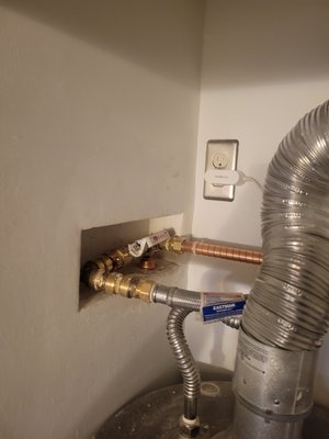 Custom water heater closet and new water heater install - custom water closet and new water heater install Custom water heater closet and new water heater install - custom water closet and new water heater install