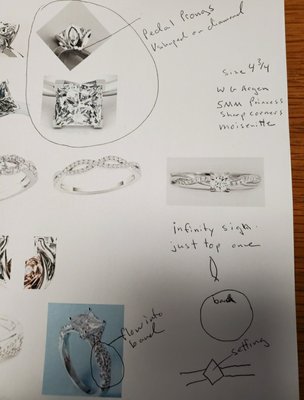 This Lady Searched For a Jeweler To Do Her Custom Ring and Found Us on YELP - Lynn Said it best in her YELP review:

If you're in need of custom jewelry, look no further!

Working with Clay at Integrity Jewelers has been such a wonderful experience, if I could give a SUPER rating beyond five stars, I would.

I started off knowing that I wanted an engagement ring, but not exactly sure of the specifics. I browsed and went to a couple of jewelry stores, like the ones in the mall, but all that did was made me realize I wanted something that just didn't exist. And while some shops did do custom designs, I ultimately choose Integrity Jewelers.

Why? Even by the first meeting, I could tell things would be different. There weren't any display cases with bright lights, no sales rep trying to push existing designs on me. We sat down at his office desk, and got right to work.

Clay was very attentive in making sure he understood all the requirements I wanted in my ring, and was able answer any questions I had with very thorough explanations. Throughout the whole process, he kept me updated, showed pictures, and was very accommodating in our communications and meetings.

Overall, if you choose Integrity, you'll be in good hands.