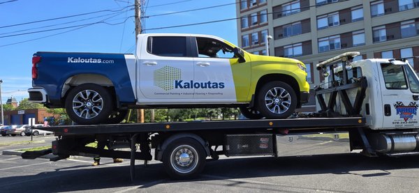 Commercial Vehicle Wrap - A couple pictures of some vehicles that we did a design and wrap .