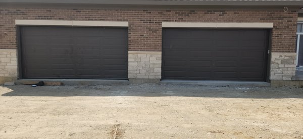 New garage door - Installation of two new doors for a new property