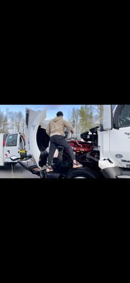 Engine bay and exterior and interior - Smi truck