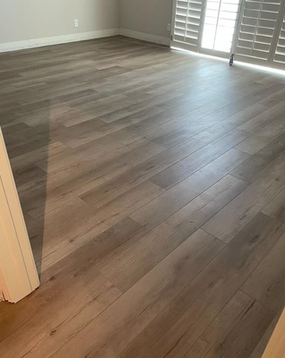 Laminate Vinyl Flooring - With all LVF, it is about the prep work.  We make sure we don't skip steps in that initial prep work so that your floors last.