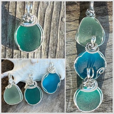 Fine Handmade Jewelry - Tumbled by the SEA, discovered by me, hand crafted with TLC!