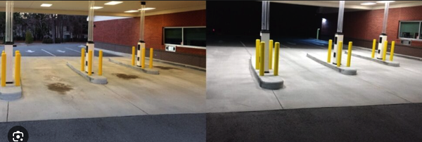 Concrete & Driveway Cleaning - Transform your property's curb appeal and safety with our expert concrete and driveway cleaning services. From high-traffic restaurant entryways to residential driveways, Spaceman Pressure Washing delivers a powerful clean that restores and protects your investment.

A pristine exterior makes a lasting first impression. For businesses, it invites customers in, conveying a sense of professionalism and care. For homeowners, it creates a welcoming and well-maintained environment. Over time, concrete surfaces like driveways, sidewalks, and patios accumulate a stubborn combination of dirt, grime, oil stains, algae, and mildew. These not only detract from your property's appearance but can also create hazardous, slippery conditions. Our comprehensive pressure washing services are designed to tackle the toughest of stains, revealing the fresh, clean concrete beneath.

For Our Commercial Restaurant Clients:

The entrance to your restaurant is the first thing your patrons see. A greasy, stained sidewalk or patio can be a major deterrent, raising questions about the cleanliness of the establishment. Spaceman Pressure Washing specializes in restaurant-grade cleaning that addresses the unique challenges of a food service environment. We effectively remove:

Grease and Oil Spills: Common in dumpster areas and near kitchen exits, these stains are not only unsightly but can also be tracked inside. Our specialized degreasers and hot water pressure washing techniques break down and lift even the most set-in grease.

Food and Beverage Stains: Spilled soda, coffee, and other food items can leave behind sticky, dark patches that attract pests. Our cleaning process eliminates this residue, leaving your walkways sanitary and unappealing to unwanted critters.

Gum Removal: Chewing gum flattened onto concrete is a persistent nuisance. Our high-pressure, hot water systems can effectively melt and blast away gum spots without damaging the surface.

High-Traffic Grime: The constant foot traffic from customers and staff grinds dirt and debris into the pores of the concrete. We use powerful surface cleaners to provide a deep and even clean across large areas, ensuring a uniformly bright and welcoming appearance for your entryways, patios, and drive-thrus.

A clean exterior not only enhances your restaurant's image but also contributes to a safer environment for both your employees and your guests by reducing the risk of slips and falls.

For Our Residential Homeowners:

Your driveway is one of the most prominent features of your home's exterior. A clean driveway significantly boosts curb appeal and can even increase your property value. Our residential services are tailored to address the typical issues homeowners face:

Dirt, Mold, and Mildew: Shaded areas of driveways and walkways are prone to the growth of mold and mildew, which can cause dark, unsightly stains and become extremely slick when wet. Our pressure washing process, combined with eco-friendly cleaning solutions, eradicates this organic growth, protecting your family and guests.

Oil and Fluid Leaks: Leaks from vehicles can leave deep, dark stains that are difficult to remove with household methods. We utilize professional-grade absorbents and cleaners to lift these stains and restore the uniform look of your driveway.

Rust Stains: Irrigation systems with high iron content or metal outdoor furniture can leave behind stubborn rust stains. Our targeted treatments can effectively reduce and often eliminate these blemishes.

General Discoloration: Over the years, exposure to the elements will cause your concrete to look dull and aged. Our pressure washing services strip away the layers of accumulated grime, revealing the original bright and clean surface and making your entire home look newer.

At Spaceman Pressure Washing, we pride ourselves on our meticulous attention to detail and our commitment to customer satisfaction. We use state-of-the-art equipment and environmentally responsible cleaning agents to deliver a superior clean without compromising the integrity of your concrete or the surrounding landscaping. Let us help you put your best foot forward with a professionally cleaned concrete surface that shines.