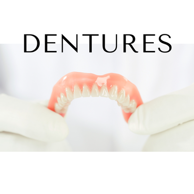 Dentures - When the loss of teeth affects an entire upper or lower arch, full dentures offer a reliable and functional solution for restoring your smile. These removable dental prosthetics are carefully designed to replace all the missing teeth in the affected arch. We offer both conventional full dentures and immediate full dentures to cater to your specific needs and preferences.