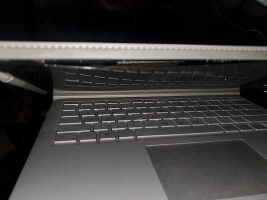 Microsoft Surface Book Battery Replacement - This is A Microsoft Surface Book. Customer notified the screen was separating from the frame. So we changed it for him!