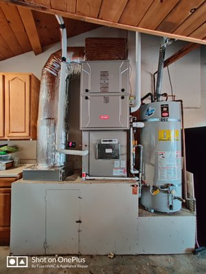 Dual Fuel gas furnace + heat pump combination of economy and reliability. - Dual-fuel furnace = gas furnace + heat pump. Working together with 2 stage Nest thermostat in Pro Mode.
Fuse HVAC & Appliance Repair is Nest authorized dealer. Dual Fuel gas furnace + heat pump combination of economy and reliability. - Dual-fuel furnace = gas furnace + heat pump. Working together with 2 stage Nest thermostat in Pro Mode.
Fuse HVAC & Appliance Repair is Nest authorized dealer.