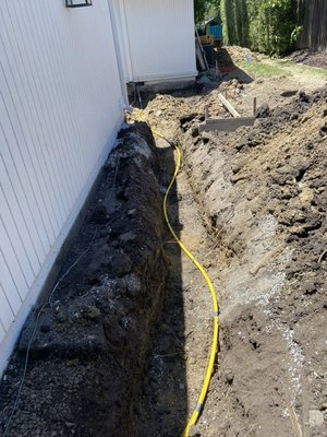 Orinda gas line repair - New gas line rerouted for foundation work in Orinda after concrete guys broken old gas pipe Orinda gas line repair - New gas line rerouted for foundation work in Orinda after concrete guys broken old gas pipe