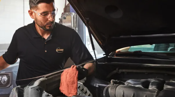 Oil Changes - Protect your engine and keep your car running smoothly with regular oil changes from Midas. Our expert technicians use quality oils and filters to help extend your engine’s life and improve performance. Stop by for a quick, affordable oil change and drive away with confidence, knowing your vehicle is in good hands. Oil Changes - Protect your engine and keep your car running smoothly with regular oil changes from Midas. Our expert technicians use quality oils and filters to help extend your engine’s life and improve performance. Stop by for a quick, affordable oil change and drive away with confidence, knowing your vehicle is in good hands.