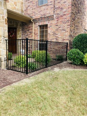 WROUGHT IRON FENCES - DFW Fence Pro designs and installs quality wrought iron fencing for residential and commercial use. This serves not only as an effective barrier, it will upgrade the look of a home or business. With an expected lifespan reaching beyond several decades, this fencing is also a smart investment. WROUGHT IRON FENCES - DFW Fence Pro designs and installs quality wrought iron fencing for residential and commercial use. This serves not only as an effective barrier, it will upgrade the look of a home or business. With an expected lifespan reaching beyond several decades, this fencing is also a smart investment.