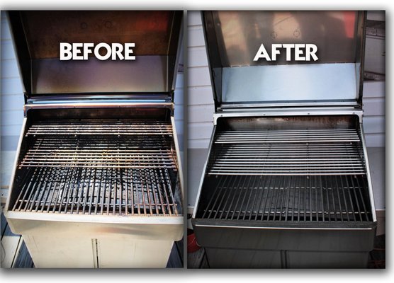 Grill Cleaning Services - We offer grill cleaning and will work on both your gas or charcoal grill. Make your grill look as good as new! Grill Cleaning Services - We offer grill cleaning and will work on both your gas or charcoal grill. Make your grill look as good as new!