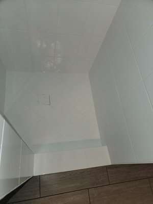 tile shower - tile shower needed a make over tile shower - tile shower needed a make over