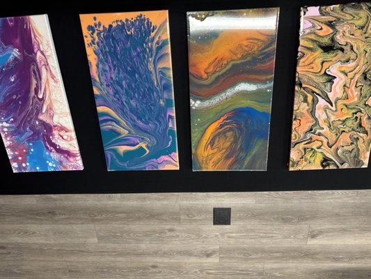 St. Patrick's Day Weekend Special - This weekend all fluid art canvases are 20% off