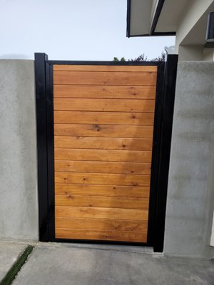Block wall, gate and fence work - Remodeling of patio in front of and around the house