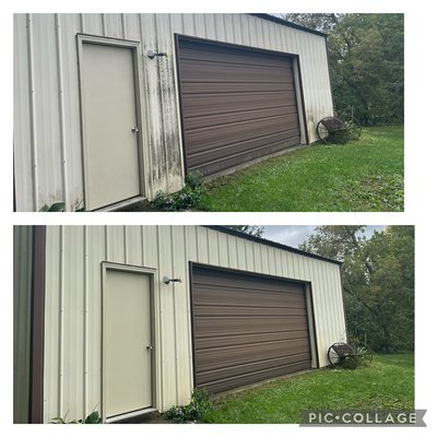 Recent work - This this is a shed we completed for a customer who was getting ready to list their home!