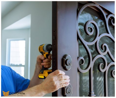 House locks/ Pad Locks - House locks Repair, Installation, Rekeying, Duplicate key, Change lock, New Door locks, Add a lock on a door, Smart locks, chip card locks, fingerprint locks.