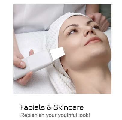 Facials, Waxing, Manicures & Pedicures - Every facial begins with a complete skin care consultation and skin analysis to determine your individual needs.

Our Esthetician will analyze and select the treatment for your skin care needs as well as recommend the number and frequency of skin care and facial services to achieve the best results for your skin.

Face & body waxing: Experience professional, hygienic, & painless 100% natural Amber wax.

Call Us Today To Book Your Next Appointment!
