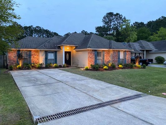 Home Lighting Project - Lighting project so our customers home looks great at night. Home Lighting Project - Lighting project so our customers home looks great at night.